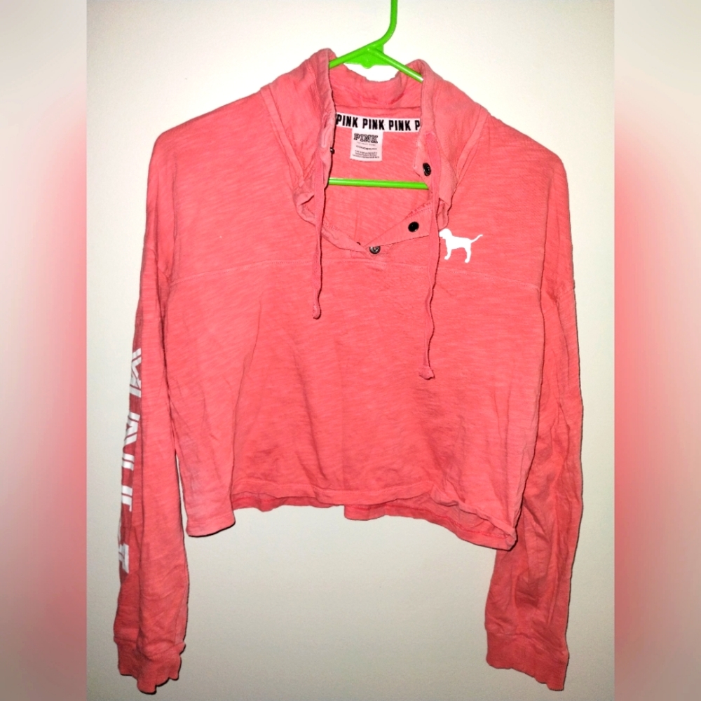 VS PINK Crop Top Long Sleeve XS